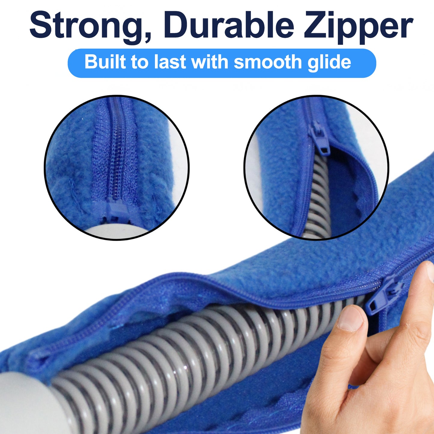 Hose Cover – 6ft Soft Fleece for Standard & Heated Tubing, Universal Fit