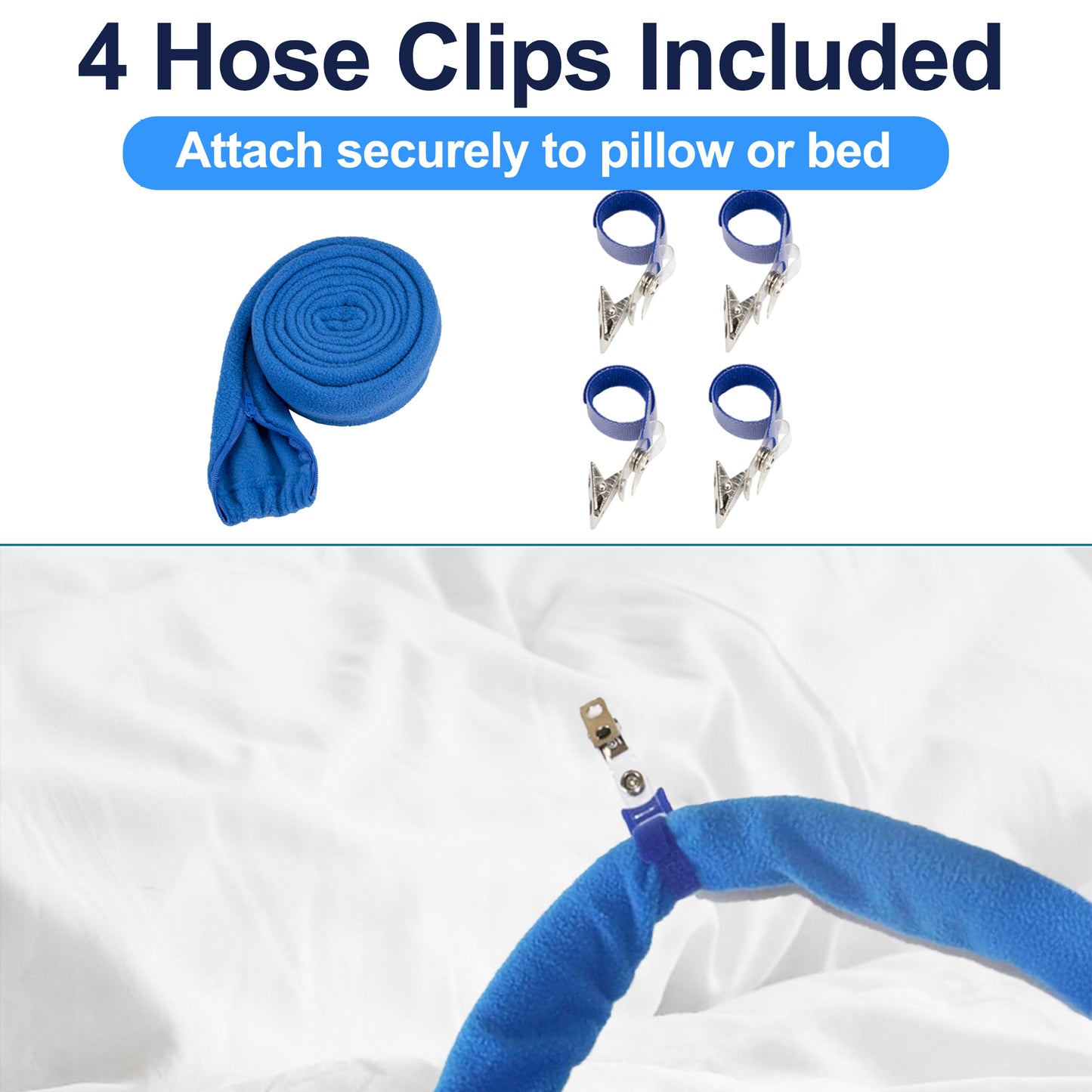 Hose Cover – 6ft Soft Fleece for Standard & Heated Tubing, Universal Fit