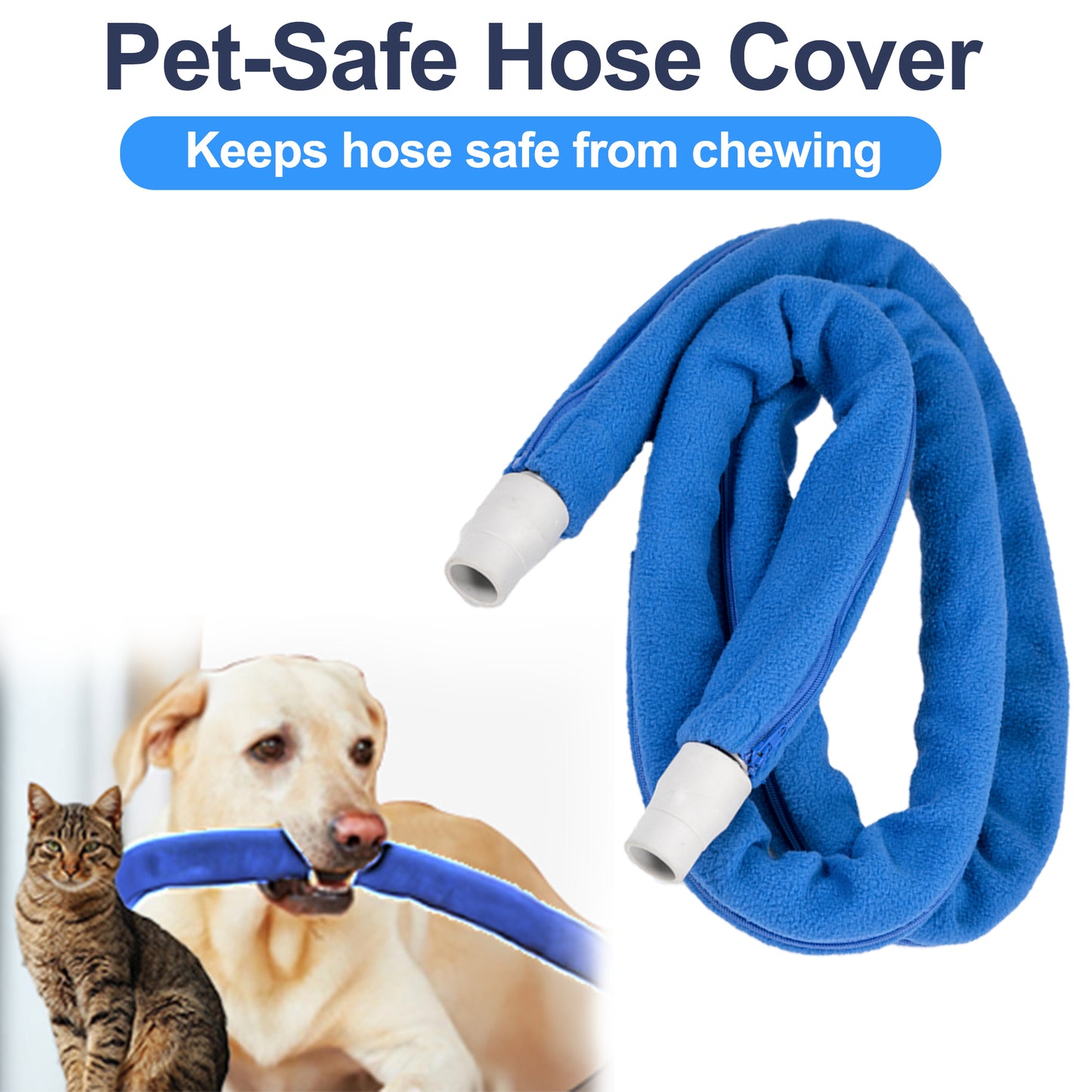Hose Cover – 6ft Soft Fleece for Standard & Heated Tubing, Universal Fit