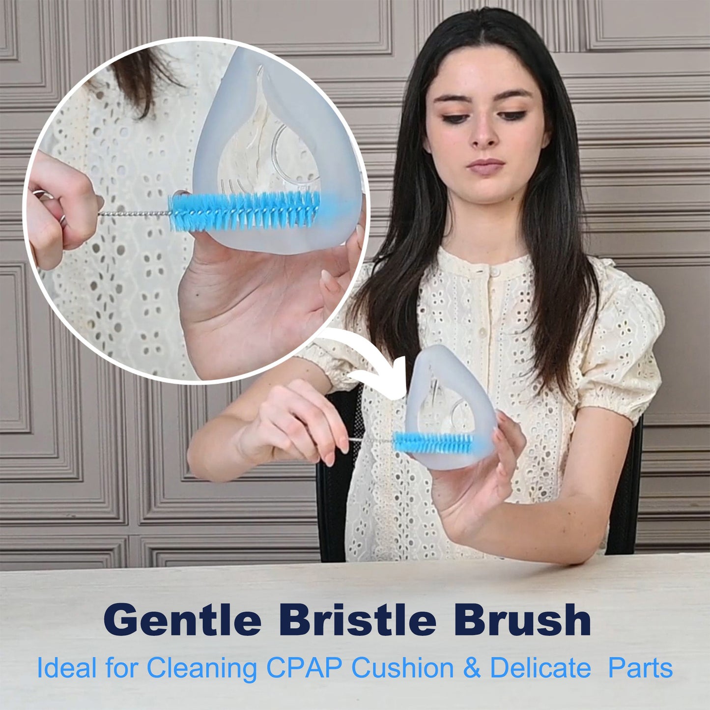 CPAP Hose Cleaning Brush Kit – Fits All Hoses & Masks, 7ft Long, 15mm/19mm Diameter