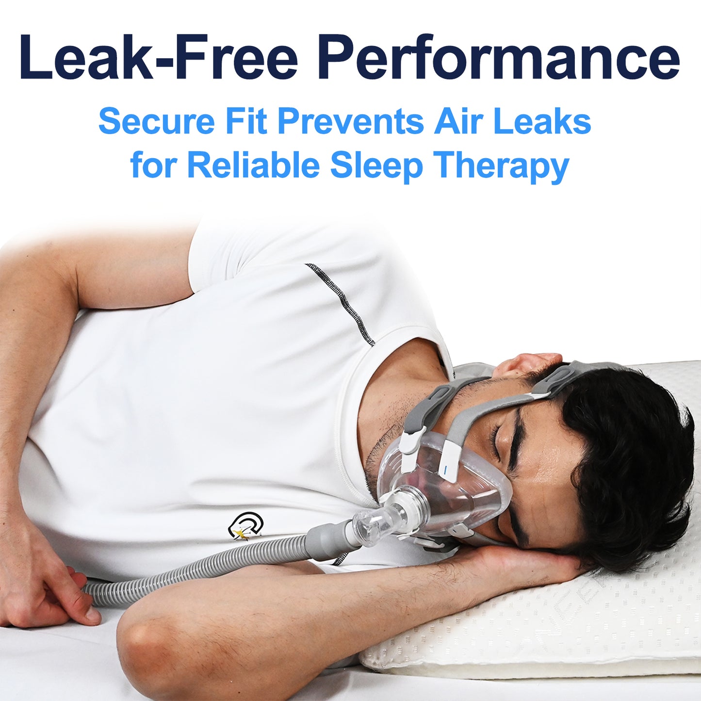 CPAP 6ft Universal Hose Tubing – 22mm Rubber Connectors, Flexible & Lightweight, Standard Fit