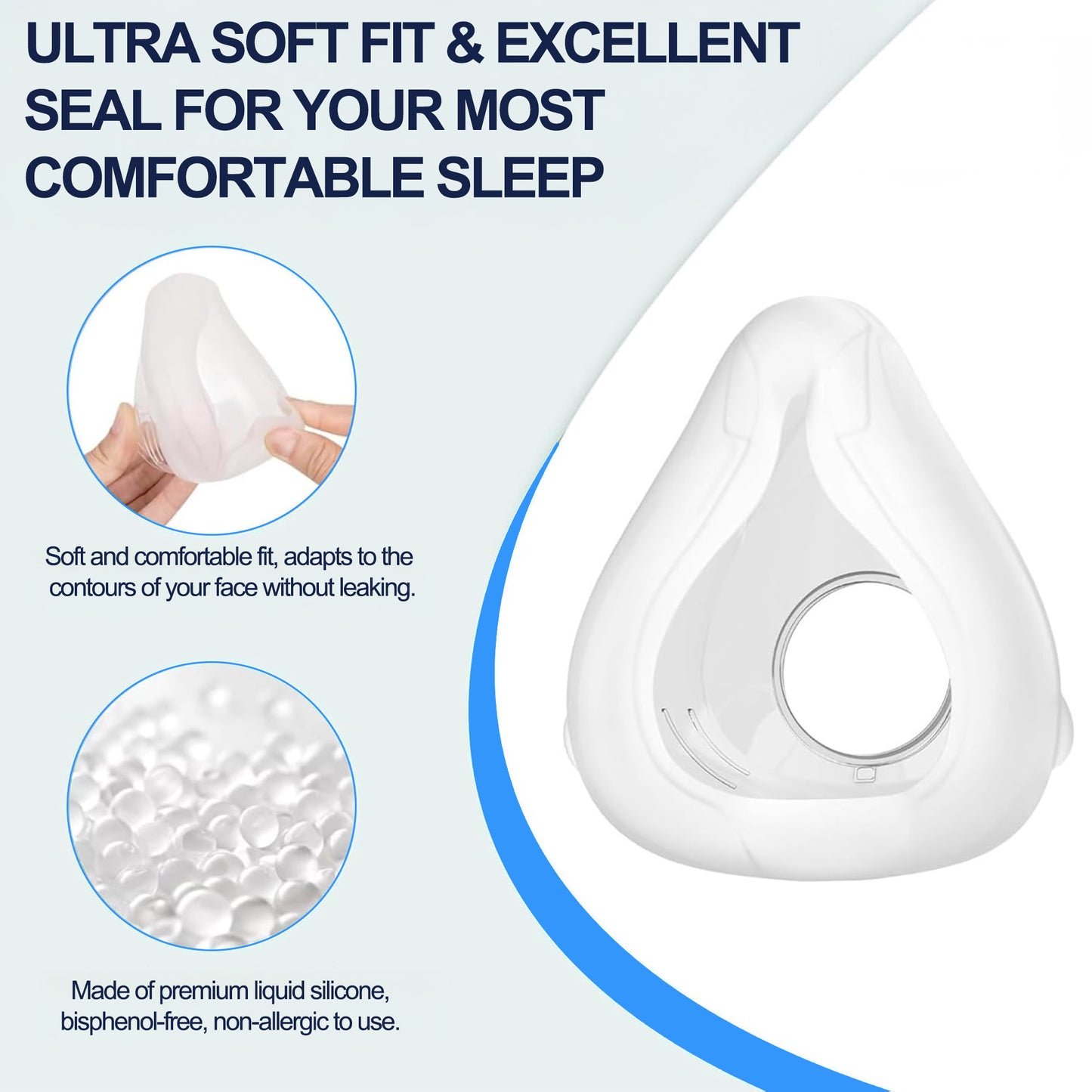 Frame Elbow Assembly Kit for AirFit F20 – Includes Frame, Quick-Release Elbow & Strap Covers