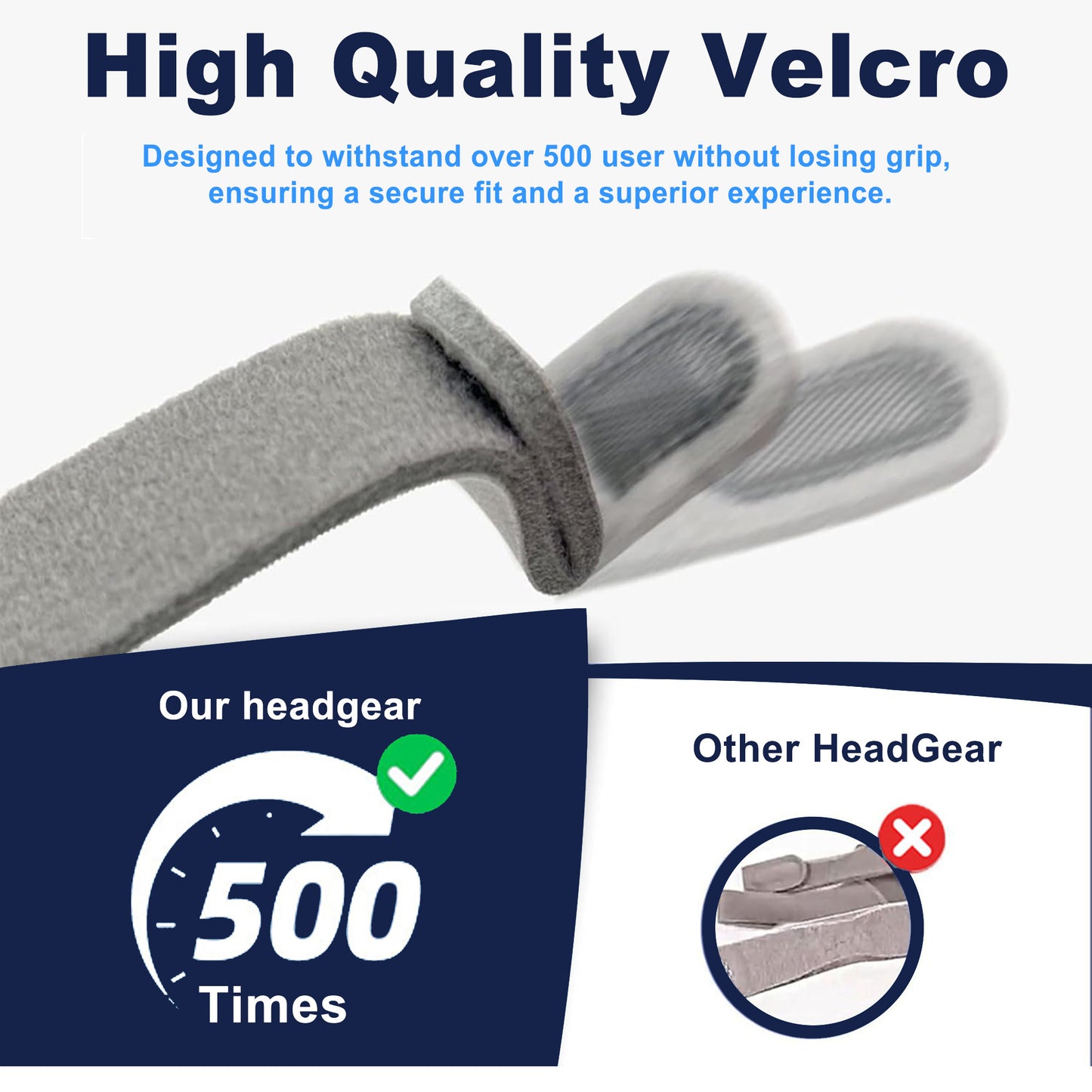 AirFit F20 Replacement Headgear with Magnetic Clips