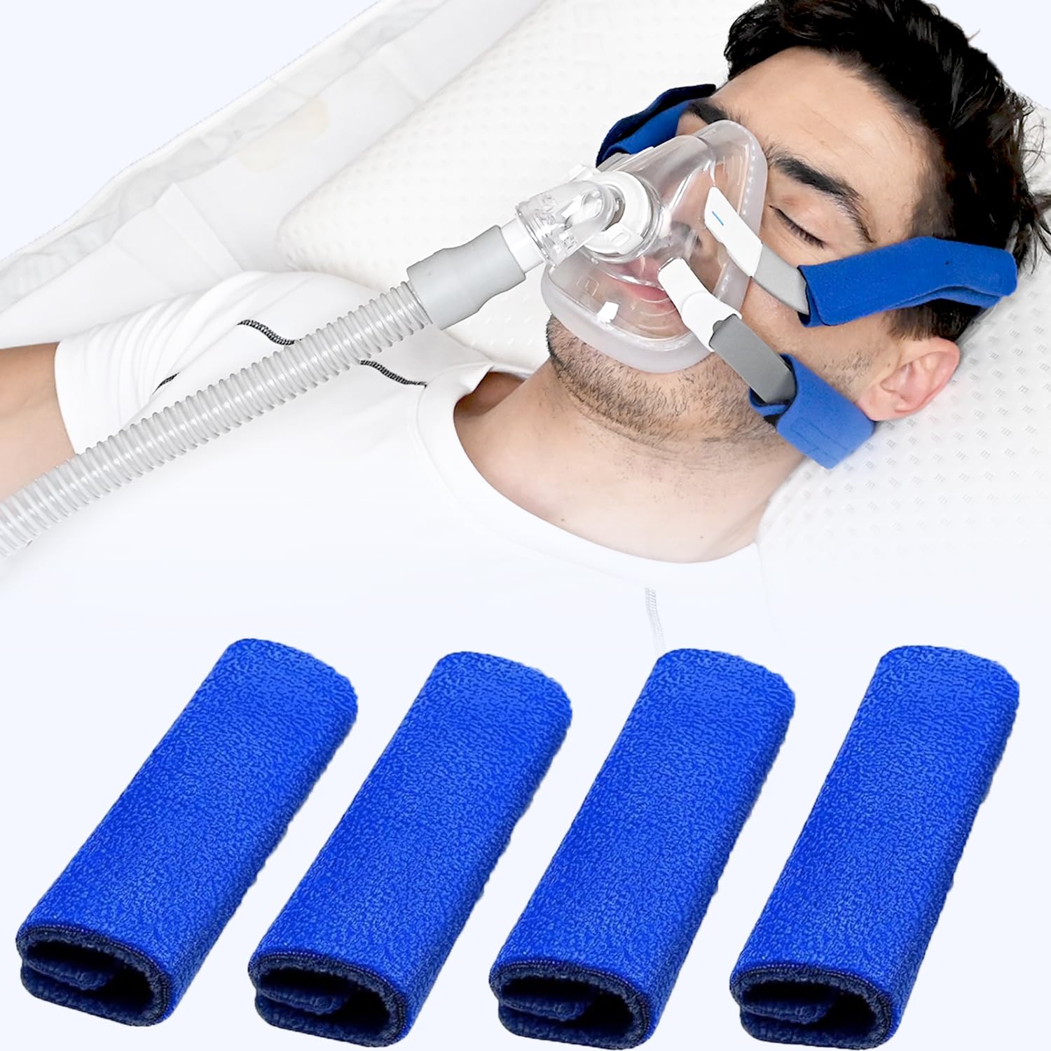 ResLab Frame Strap Covers 4‑Pack - Soft Fleece Pads