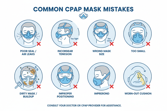 Common CPAP Mask Mistakes That Reduce Sleep Apnea Treatment Effectiveness