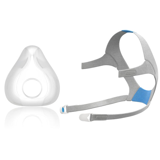 AirFit F20 Replacement Cushion & Headgear Strap Set – Soft Silicone Seal & Adjustable Fit