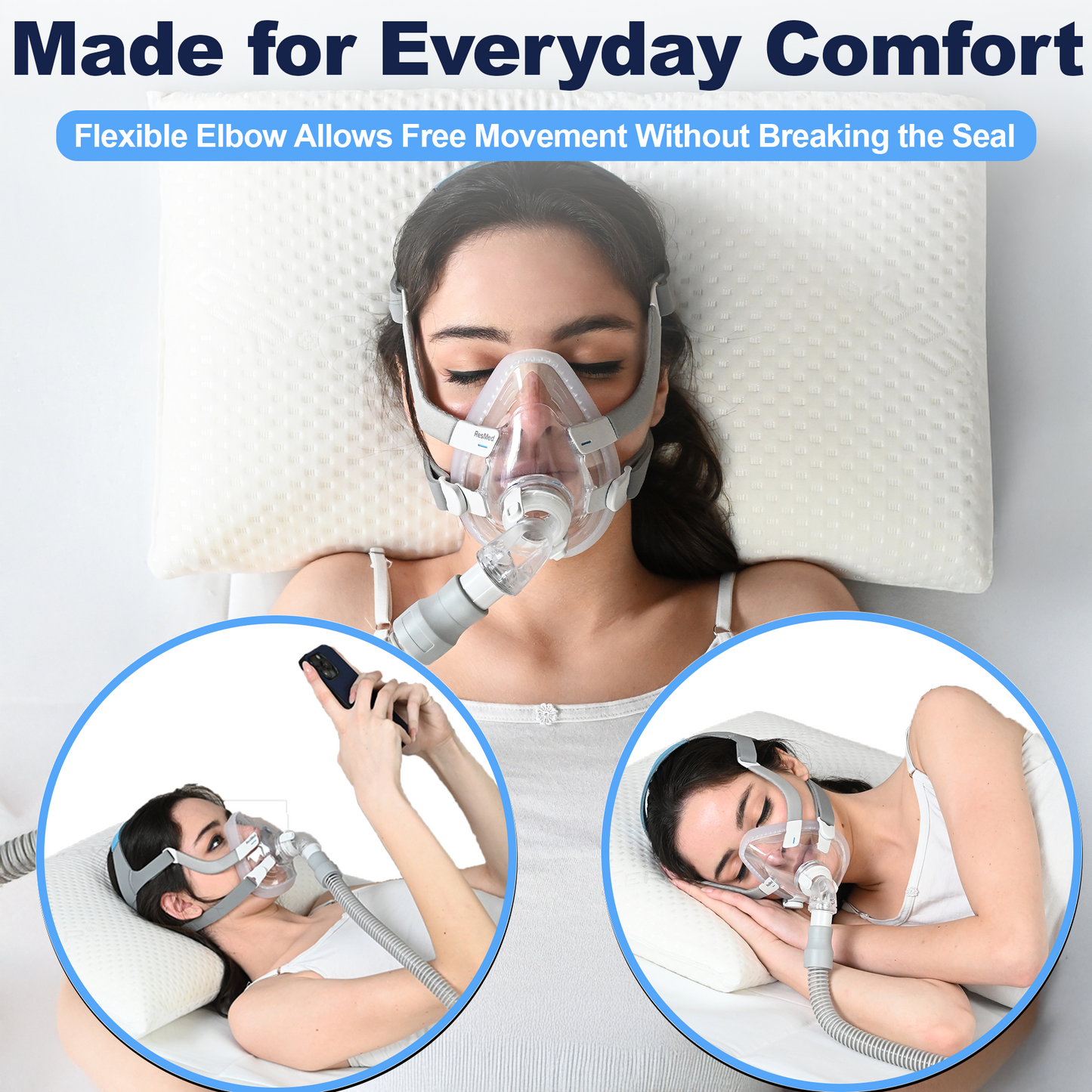 Replacement Elbow Pack of 2 – Compatible with AirFit F20 Full Face Mask