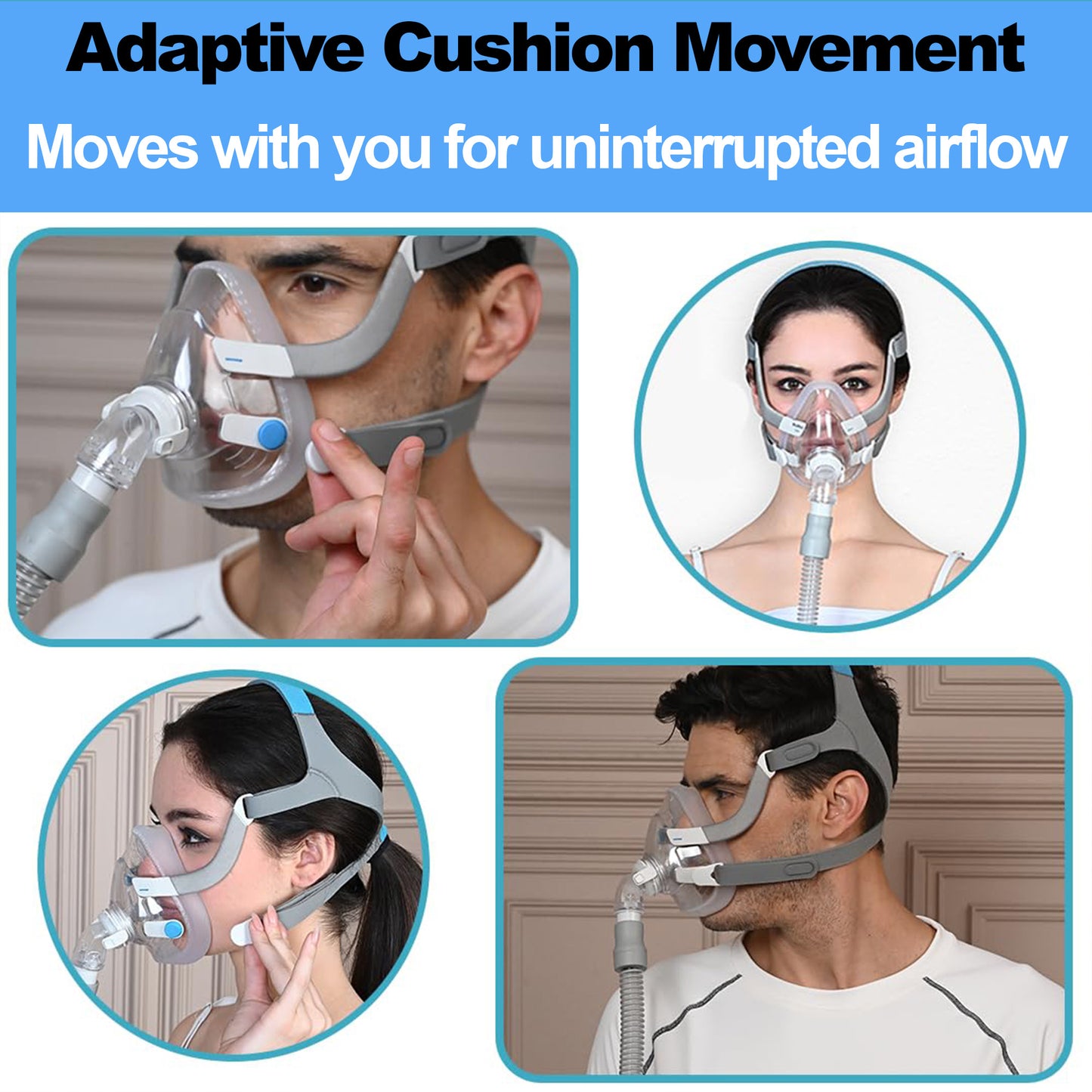 AirFit F20 Replacement Cushion – 2 Pack, Compatible Soft Silicone Seal