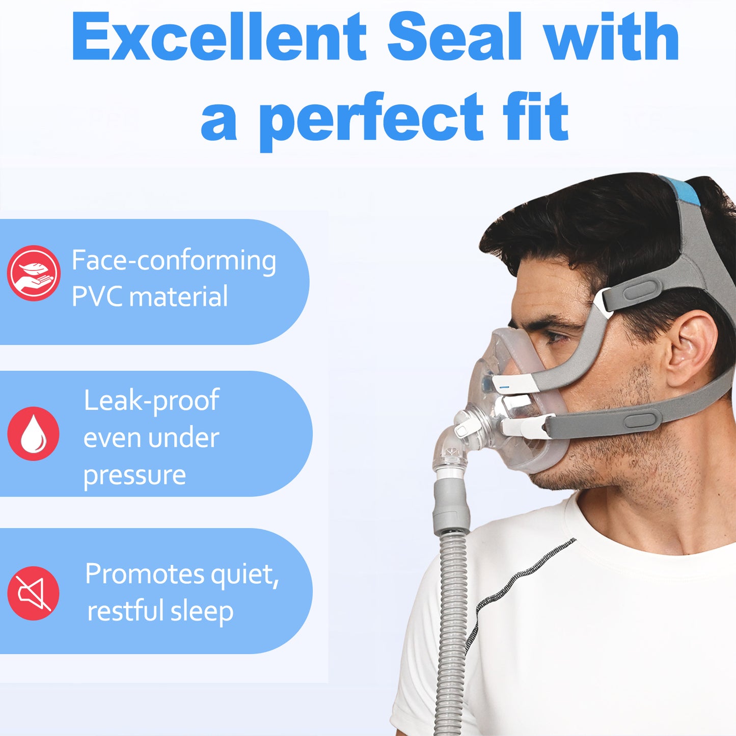 Genuine ResMed AirFit F20 Full Face CPAP Mask Frame – Secure & Comfortable Fit