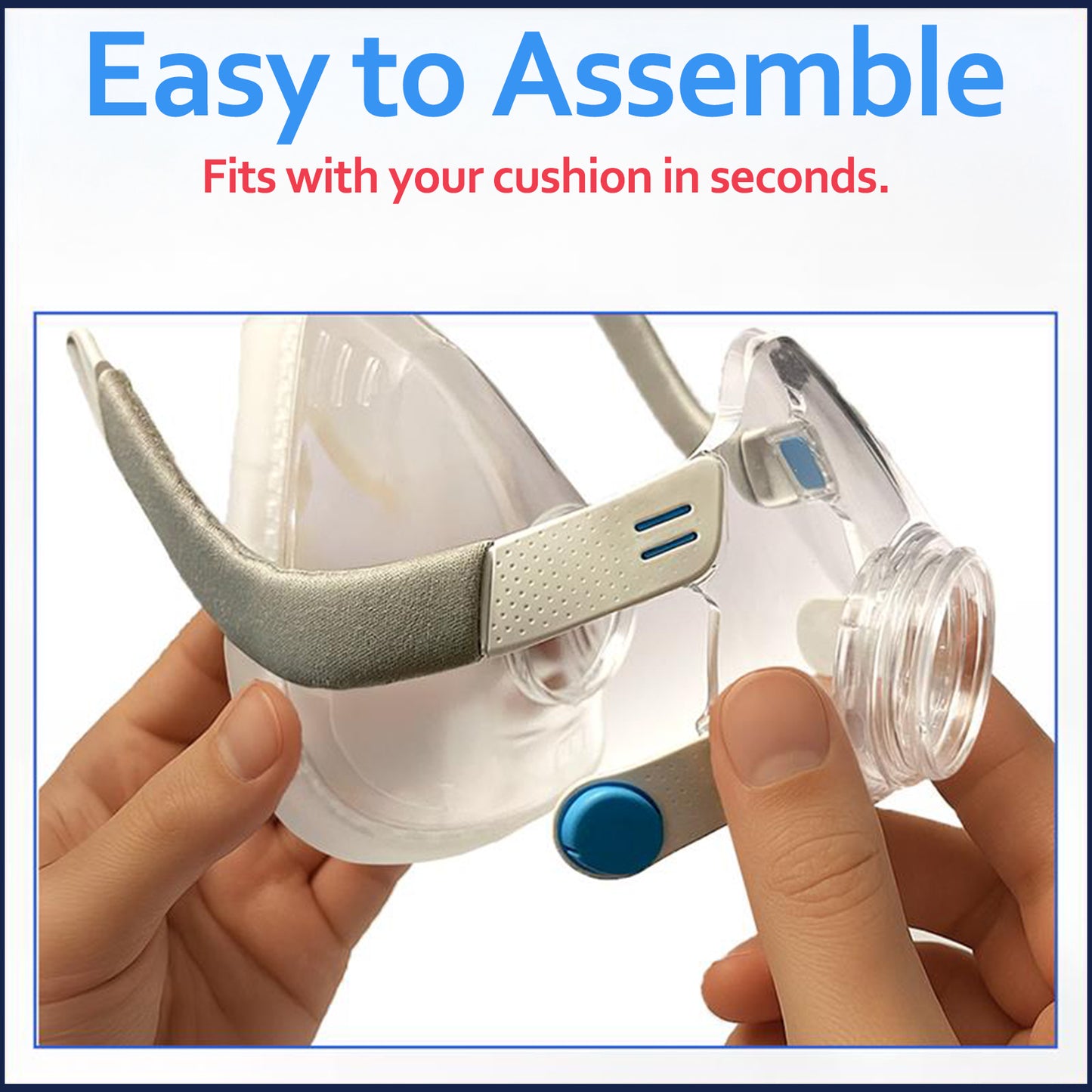 Genuine ResMed AirFit F20 Full Face CPAP Mask Frame – Secure & Comfortable Fit