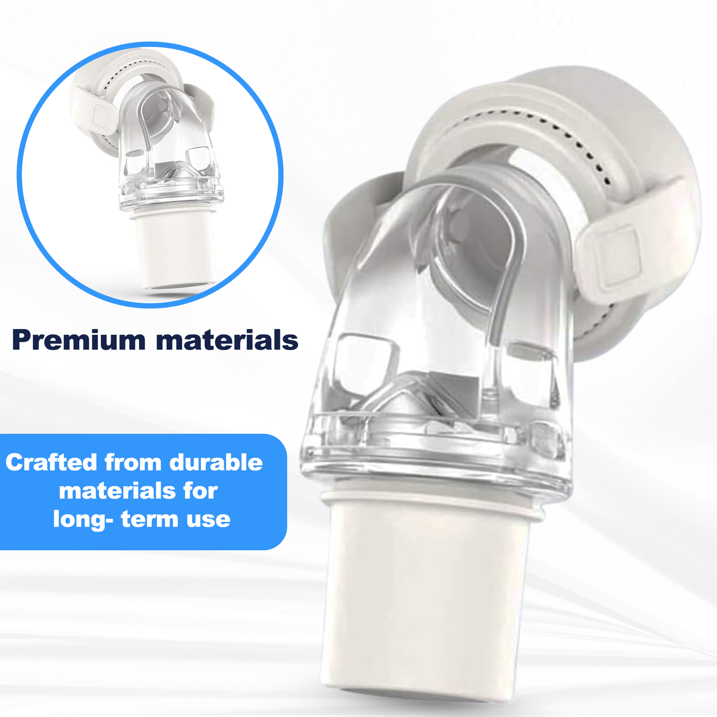 AirFit F20 & F30 Replacement Elbow – 360° Swivel, Leak-Proof